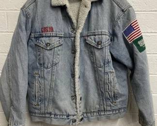 Custom Levi sherpa jacket