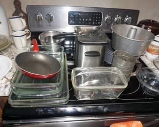 bake ware, small appliances
