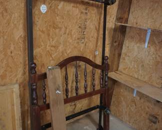 bed frame, headboard