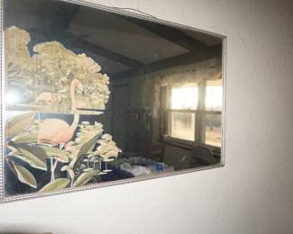 flamingo mirror