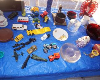 toys, Ruby Red glass, 