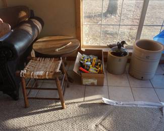 crocks, tables, child building set