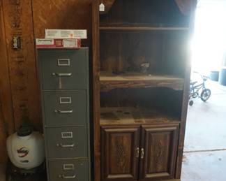 file cabinet, bookcase cabinet