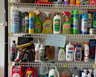 Cleaning Supplies, etc