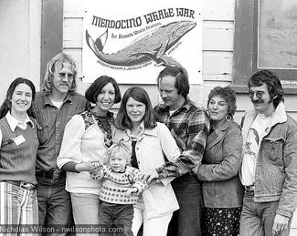 001whale war members with festival poster 1976nwlson std