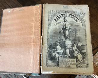 We have the entire bound set of Harper's Weekly from 1869.