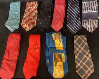 Neck Ties Vintage Silk And Others