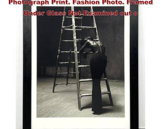 Lot 836 Large DIEGO UCHITEL 03 Signed Photograph Print. Fashion Photo. Framed Under Glass Not Examined out o