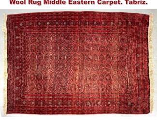Lot 955 7 H x 9 7 W Vintage Moroccan Wool Rug Middle Eastern Carpet. Tabriz. 