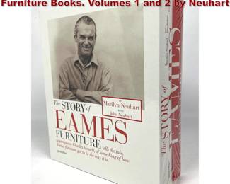 Lot 791 The story of Charles Eames Furniture Books. Volumes 1 and 2 by Neuhart