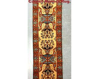 Lot 961 2 10 x 10 3 Handmade Oriental Carpet Runner Rug. 
