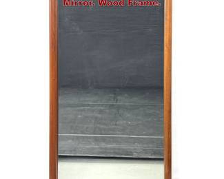 Lot 1017 FOSTER McDAVID Designer Wall Mirror. Wood Frame. 