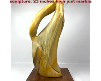 Lot 711 Anthony Gennahelli marble sculpture. 23 inches high just marble