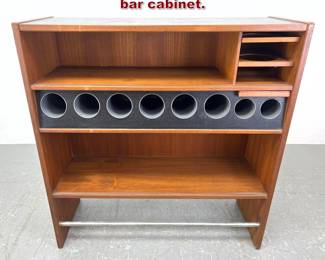 Lot 714 ERIK BUCH rosewood open bar cabinet. 