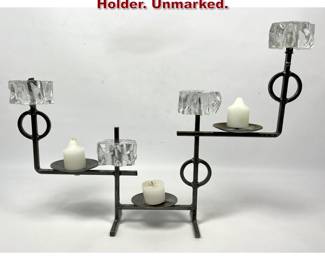 Lot 825 Bolin Smide Sweden Candle Holder. Unmarked. 