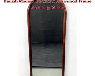 Lot 970 VILDBJERG MOBELFABRIK APS Danish Modern Denmark Rosewood Frame Arch Top Mirror