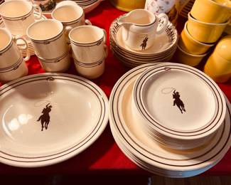 Meakin J&G Rodeo Plates