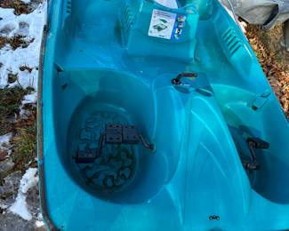 Sun Slider pedal boat Adjustable 5-seat lounger