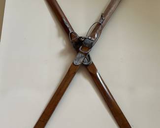 Vintage ski wall art