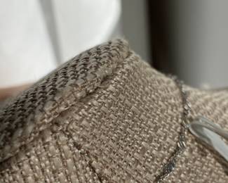 #11 - 14kt white gold and 3 oval sapphires & diamond necklace $650 