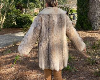 #46 - Fur Lynx Jacket size 6-8 - $750. 