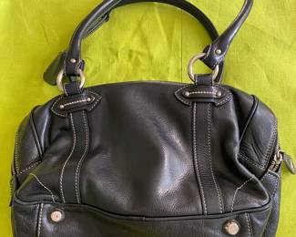 #95 - Christian Dior - black leather - very good condition. $200. 