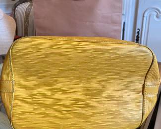 #26 - Vintage Louis Vuitton - Epi Collection - Petit Noe - Yellow - Fair Good condition - $595