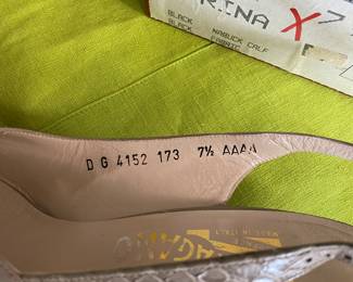 #97 -$50 Salvatore Ferragamo  pumps Nanbuck Calf leather Size 8 