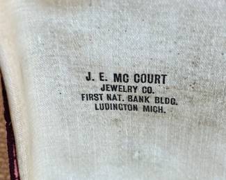 #24 - Ladies pocket watch 14kt purchased MC Court Michigan in orginal box. Runs. $800