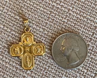#21 - 14kt gold cross $250 
