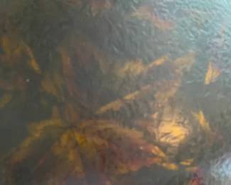 #1 Rare Pittsburg/Nicholas Kopp lamp c.1921 Art deco period. 22"tall and 18" wide shade. Base is 7"wide. 12 1/2"T to the shade. Very good condition. no crack & chipped. The wire and plug needs redo. $2000