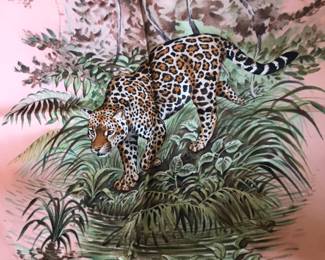 #100 - Carre Hermes french silk scarf square 90cm or 35.50 inches  - Equateur - Pink all the way (not just border more rare) Edition 1988. $780 - Good condition.