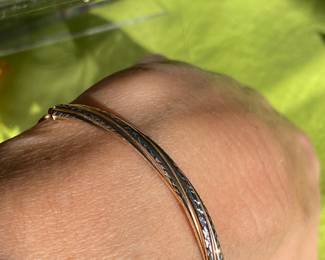 #95 - 14kt gold bracelet - adjustable - $180.00