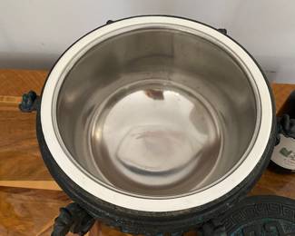 #87 -$60 really cool Mayan style ice bucket 