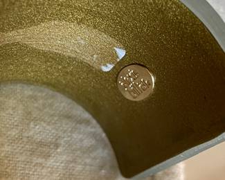 #27 - Vintage Alexis Bittar - cuff bracelet - turquoise with orginal dust bag. size 6 3/4 to 7 - $130 - Very good condition. 