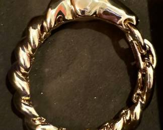 #2 - Hermes MM Galop 18kt rose gold horse bracelet with diamonds. price upon request. 