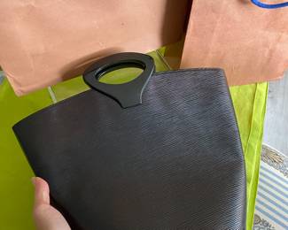 #97 - Louis Vuitton Epi - black - $595 - Very good condition except a couple of light spot on front. 