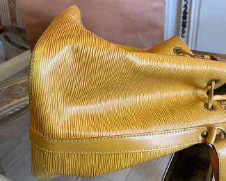 #26 - Vintage Louis Vuitton - Epi Collection - Petit Noe - Yellow - Fair Good condition - $595