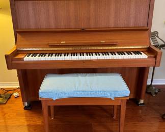 #82 - Yamaha rare upright U7 model, 1977, Teak - only 2 notes not working - Now $2,900 