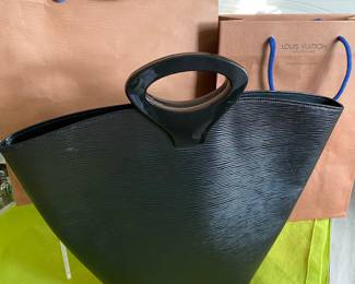 #97 - Louis Vuitton Epi - black - $595 - Very good condition except a couple of light spot on front. 