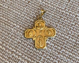 #21 - 14kt gold cross $250 