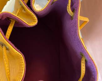 #26 - Vintage Louis Vuitton - Epi Collection - Petit Noe - Yellow - Fair Good condition - $595