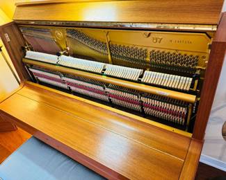 #82 - Yamaha rare upright U7 model, 1977, Teak - only 2 notes not working - Now $2,900 