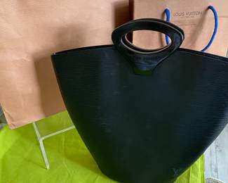 #97 - Louis Vuitton Epi - black - $595 - Very good condition except a couple of light spot on front. 