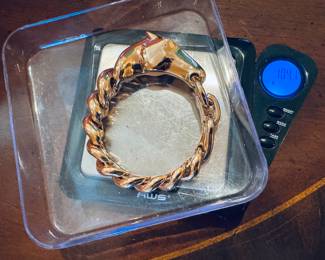 #2 - Hermes MM Galop 18kt rose gold horse bracelet with diamonds. price upon request. 