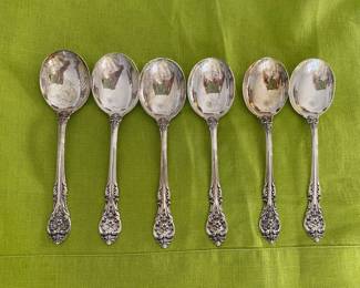 #82 - Gorham sterling King Edward pattern 85 pieces 91.46 ounces $4,500