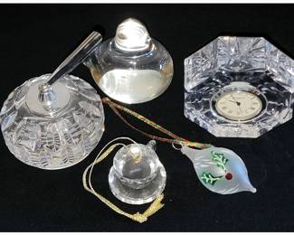 Small Crystal pcs including Waterford