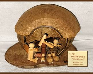 Hawaiian Creche by Lanakila Crafts Honolulu HI