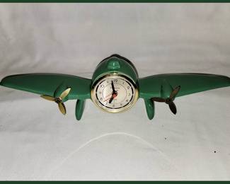 Vintage Sarsaparilla Airplane Clock