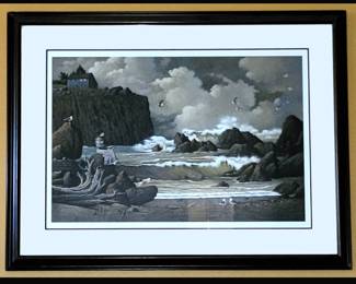 Nice Framed Seascape Print